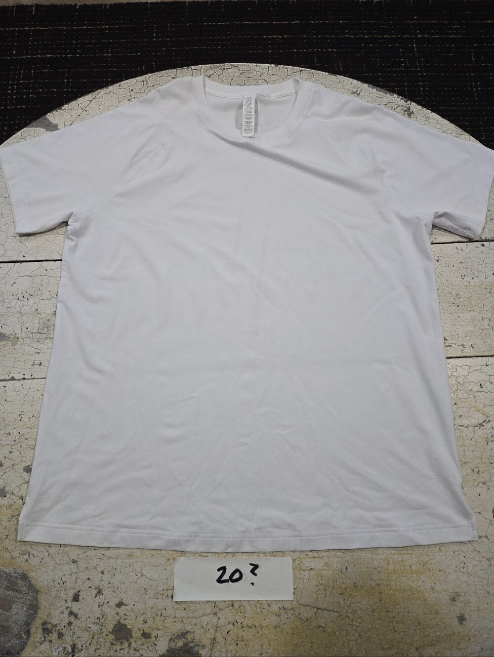 Alo VaporClassic White Men’s Crew Neck T-Shirt